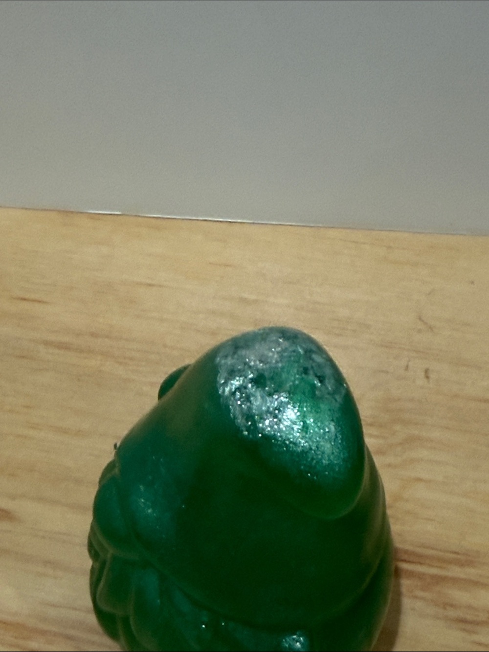 Green Sparkle Gnome Figurine - Decorative Home Accent - Picture 3 of 8